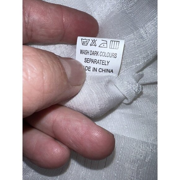 NWT BOHO BEACH HUT White Flowy Long Maxi Gauze Boho Beach CoverUp Dress Pockets - Picture 15 of 15